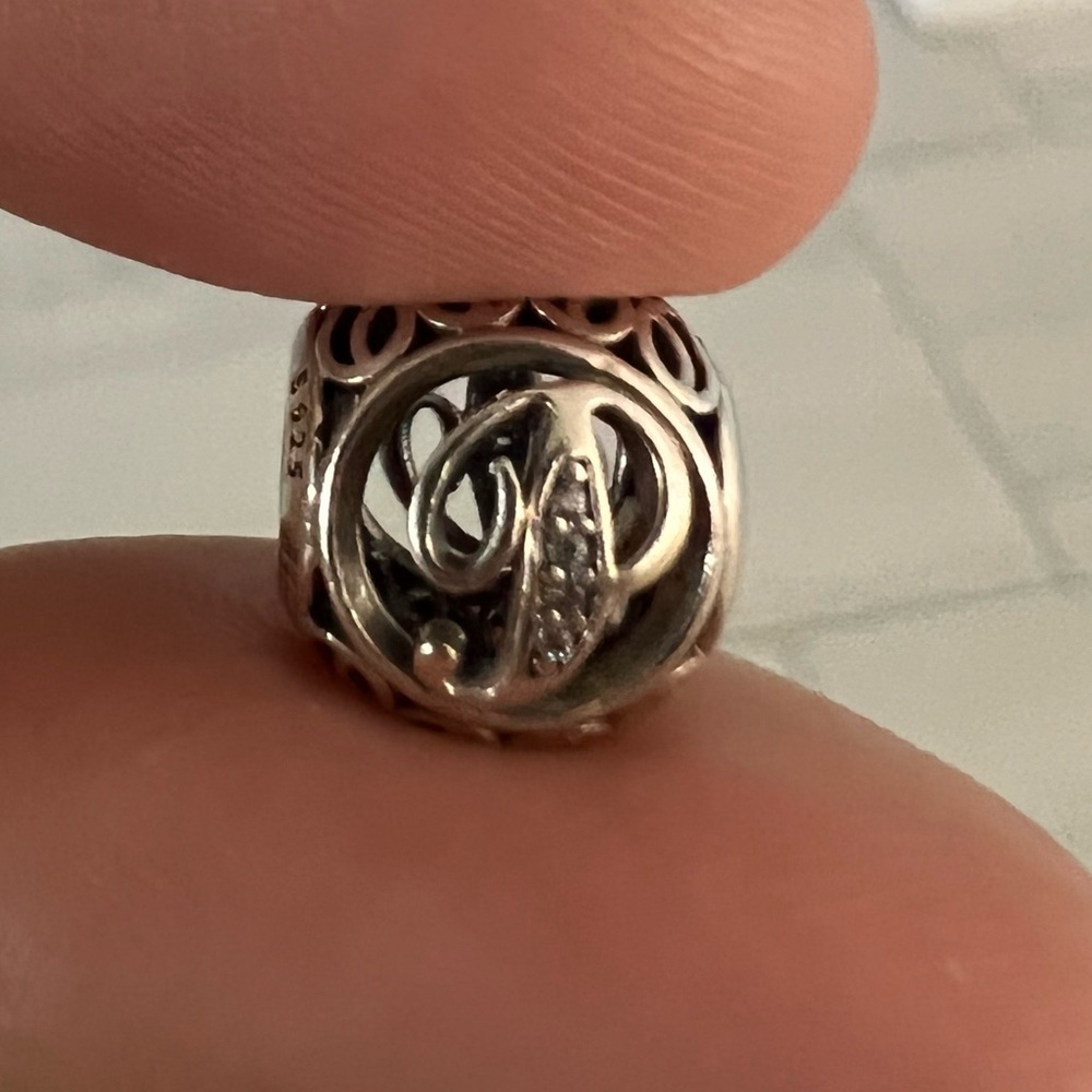 Letter P charm